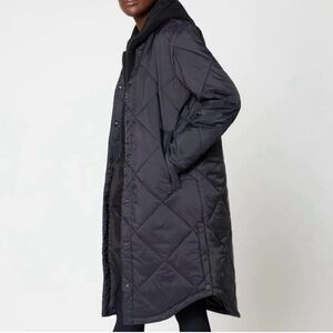 MPG Innovate Quilted Longline Bomber Jacket - Insulated